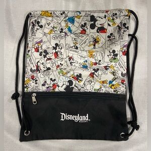 Disney Parks Disneyland Resort Comic Drawstring Cinch Tote Bag